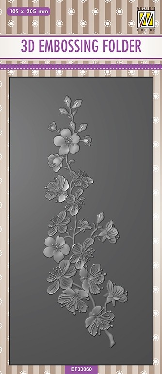 Nellie Snellen 3D Embossing Folder - Blossom