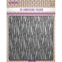 NEW Nellie Snellen 3D Embossing Folder - Zebra
