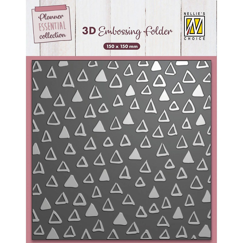 Nellie Snellen 3D Embossing Folder - Triangles