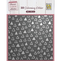 NEW Nellie Snellen 3D Embossing Folder - Triangles