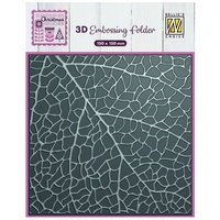 Nellie Snellen 3D Embossing Folder - Leaf Grain