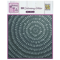  Nellie Snellen 3D Embossing Folder - Sliced Wood