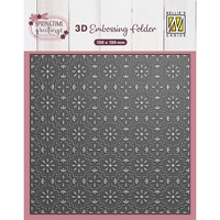 NEW Nellie Snellen 3D Embossing Folder - Easter Tiles