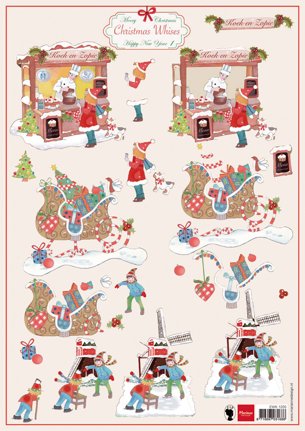 Marianne Design - Design Sheets - Christmas Wishes 1