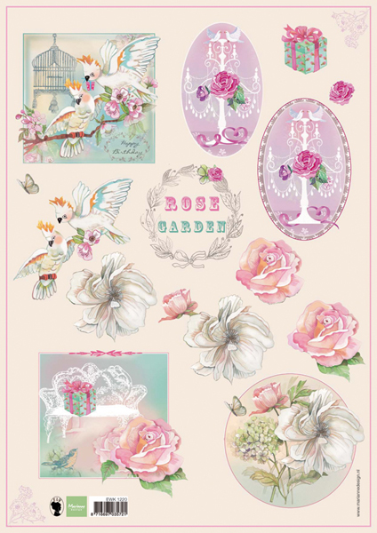 Marianne Design Decoupage Sheets - Rose Garden nr. 2