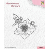 NEW Nellie Snellen Flower Clear Stamps - Helleborus