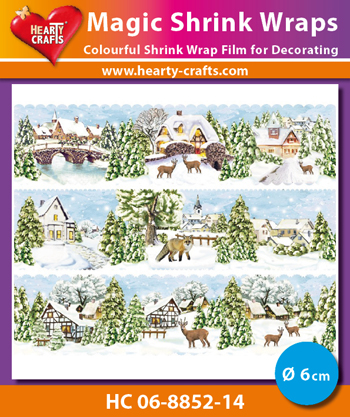 Magic Shrink Wraps, Winter Village ( 6 cm)