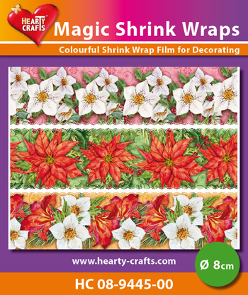 Magic Shrink Wraps - Winterflowers  8cm