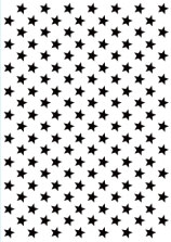 Nellie Snellen Embossing Folder Christmas - Backgrounds Stars