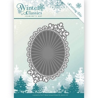 Jeanines Art Cutting Die Winter Classics - Mirror Oval