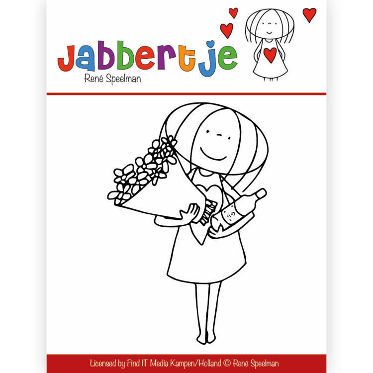 Jabbertje Clear Stamp - Bouquet