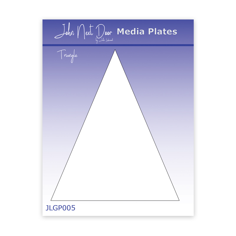 HALF PRICE  John Next Door Media Plate - Triangle