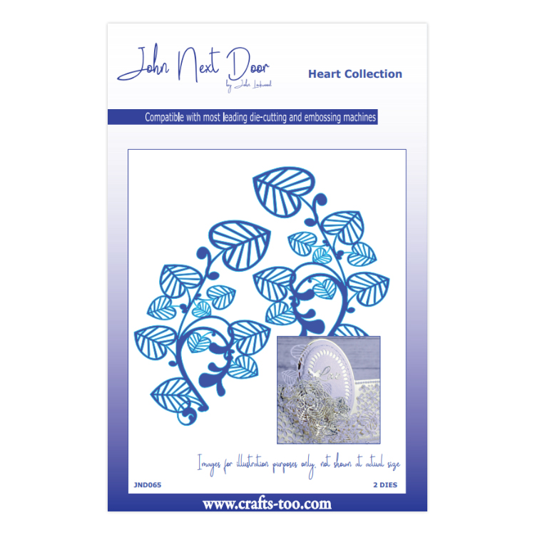 John Next Door Heart Collection - Honesty Leaves (2pcs)