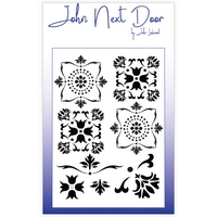 John Next Door Mask Stencil - Italian Tiles