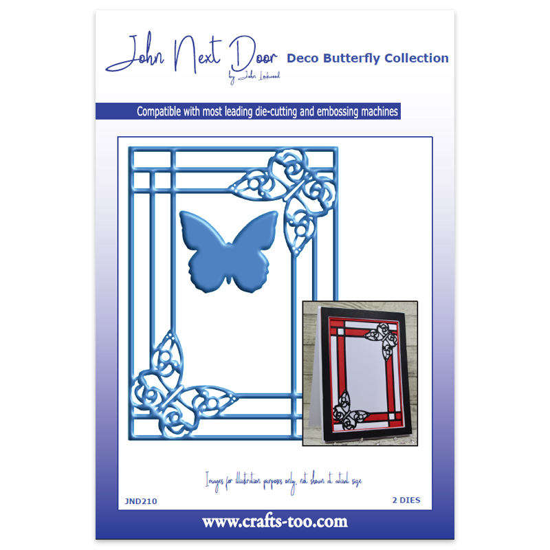 John Next Door Deco Butterfly Collection - Deco Frame (2pcs)