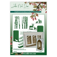 NEW John Next Door Christmas - Deer Scene Tags