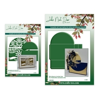 NEW John Next Door Christmas - Greetings Panels Die Set & Purse Die Set