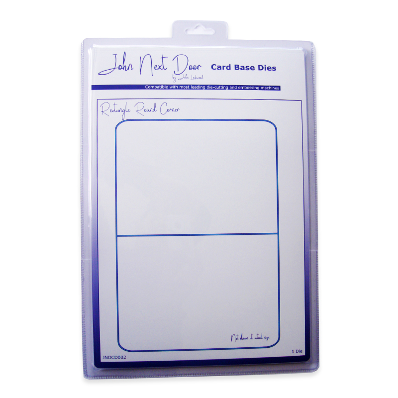 John Next Door Card Base Dies - Rectangle Round Corner