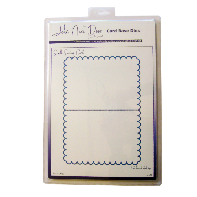 John Next Door Card Base Dies - Small Scallop Card