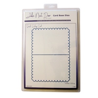 John Next Door Card Base Dies - Small Scallop Card