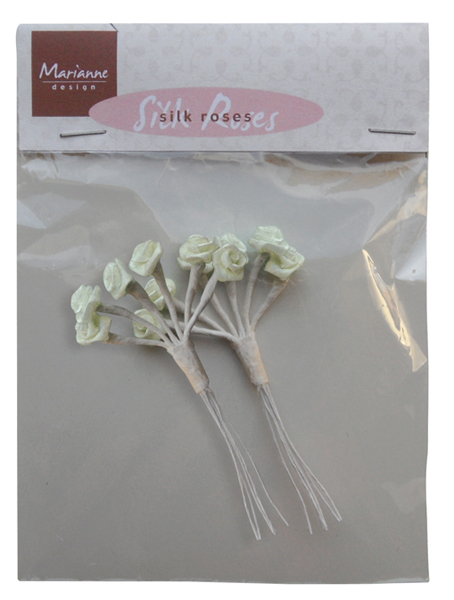 SALE Marianne Design Decoration - Silk Roses - Off White