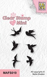 Nellie Snellen Clear Stamps Mini - Birds 2