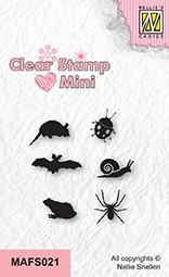 Nellie Snellen Clear Stamps Mini - Critters 2