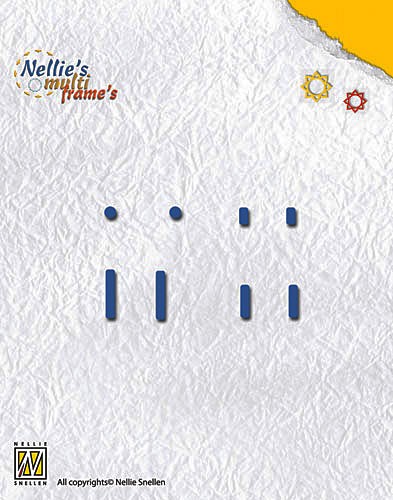 Nellie Snellen Multi Frame Dies - Stringset for Tags