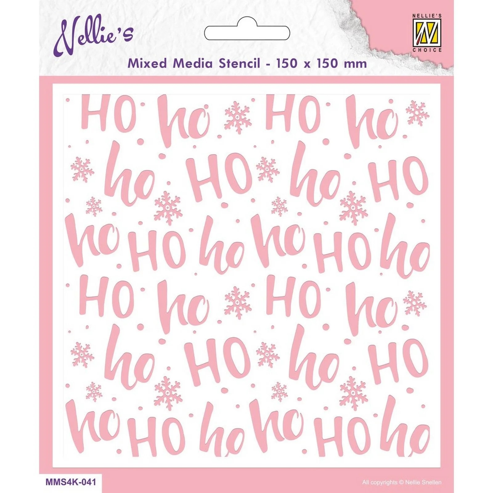 Nellie Snellen Stencil - Ho Ho