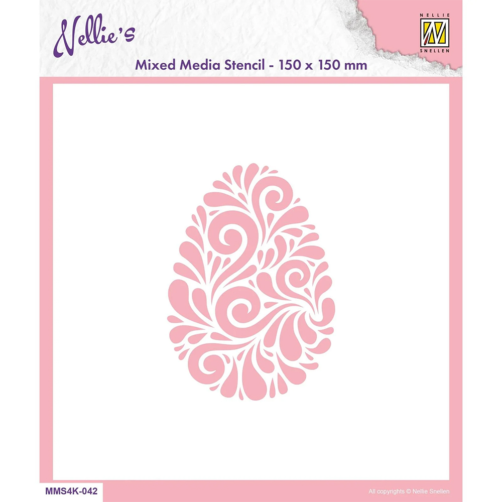 Nellie Snellen Stencil - Doodle Egg