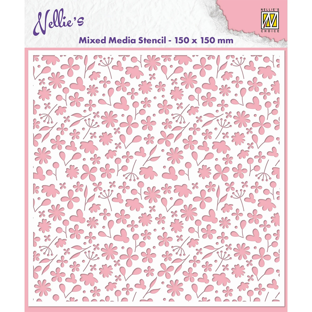 Nellie Snellen Stencil - Spring Flowers