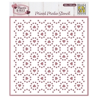 NEW Nellie Snellen Stencil - Hearts & Dots