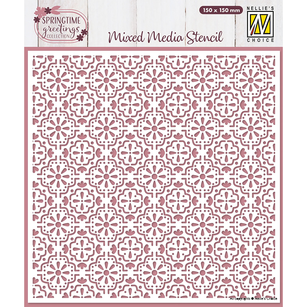 NEW Nellie Snellen Stencil - Easter Tiles