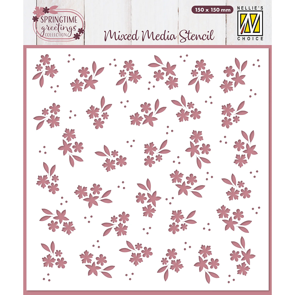 NEW Nellie Snellen Stencil - Spring Flowers