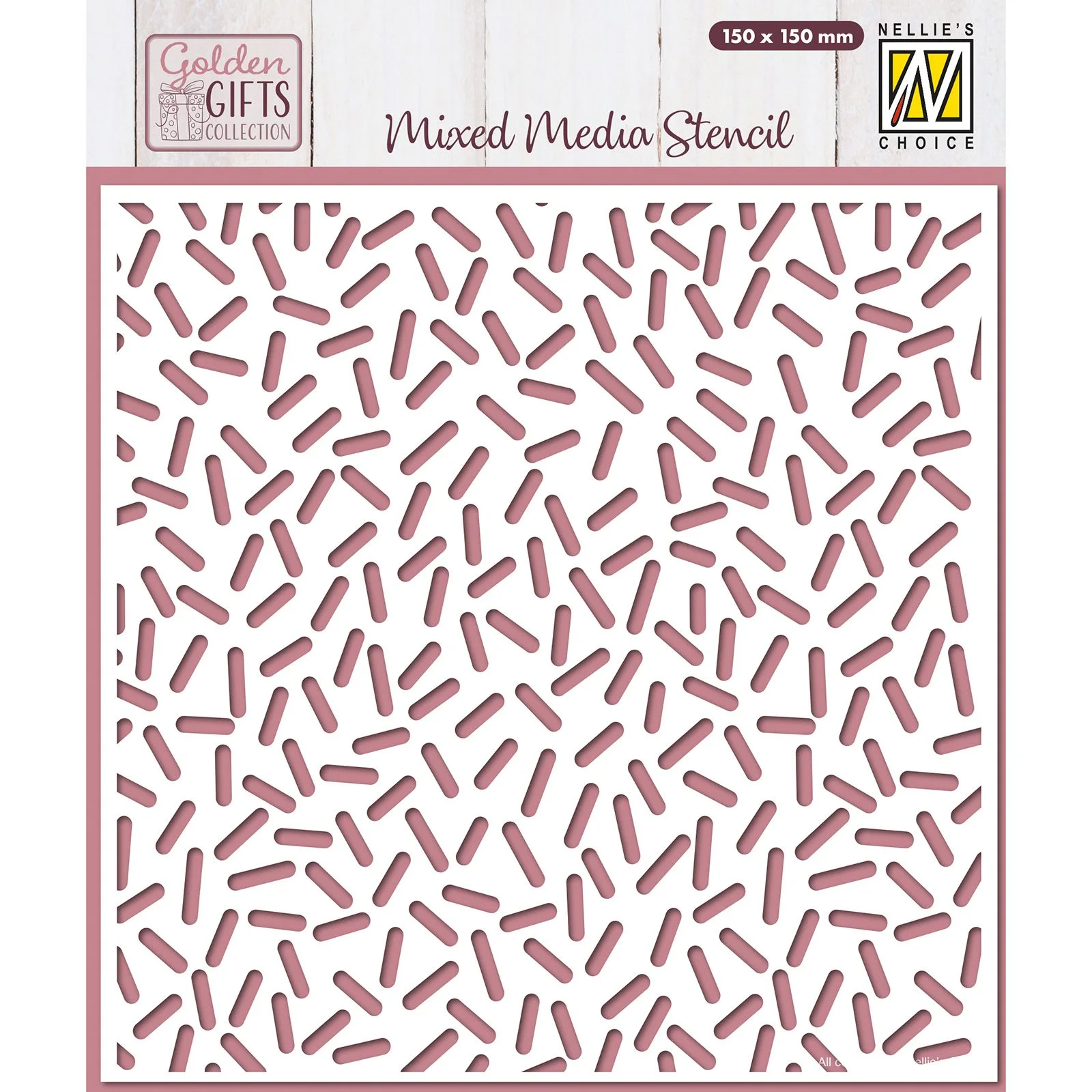 NEW Nellie Snellen Stencil - Confetti Sprinkle