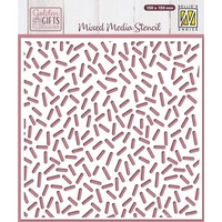 NEW Nellie Snellen Stencil - Confetti Sprinkle