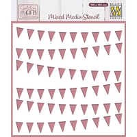 NEW Nellie Snellen Stencil - Background Banners