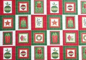 Fabric Picture Patches (1m) - Chistmas 2012 Classic