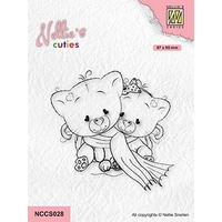 Nellie Snellen Clear Stamps Cuties - Cosily Under a Warm Scarf