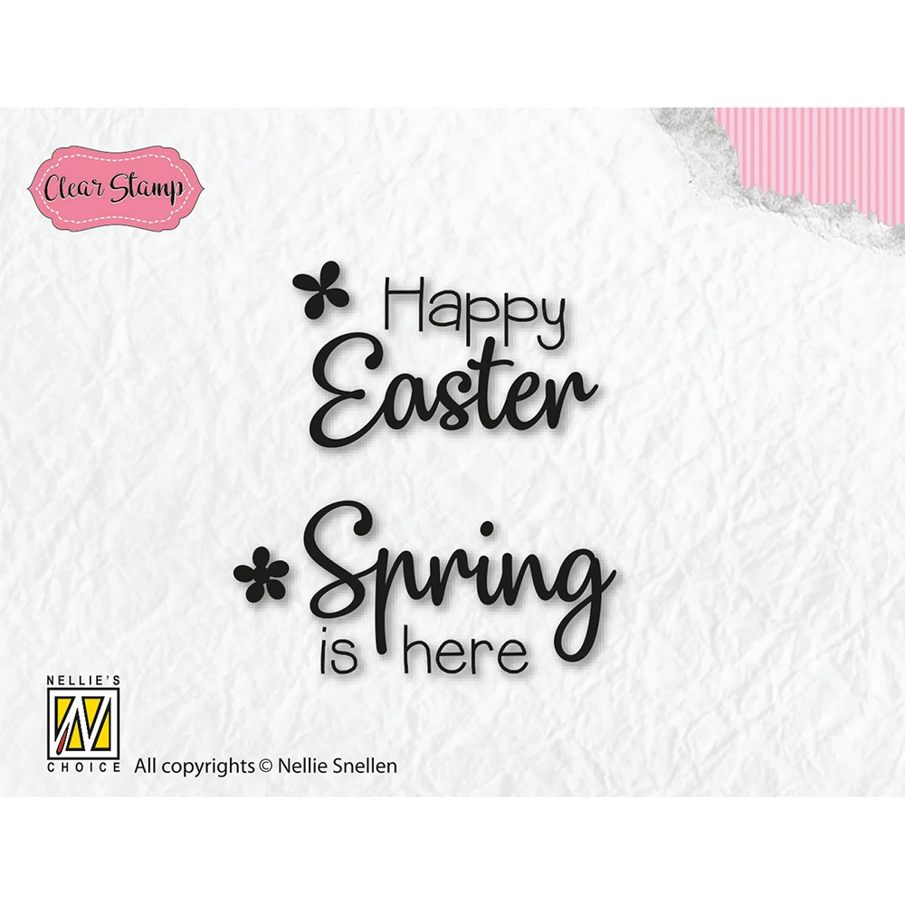 Nellie Snellen Clear Stamp - Easter and Spring