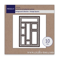 NEW Presscut Background Collection - Postage Squares