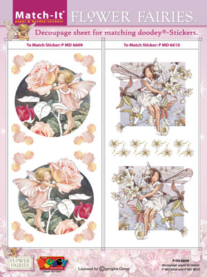 Match-It Flower Fairies 3D Sheet