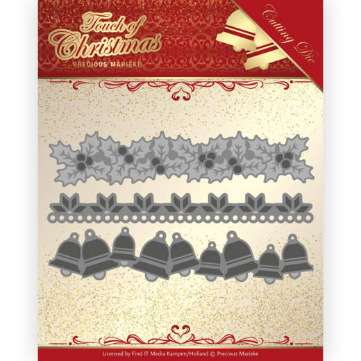 Precious Marieke Touch of Christmas Cutting Die - Christmas Borders