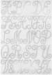 Ornare Stencil - Alphabet DH3