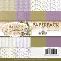 Precious Marieke The Nature of Christmas Paper Pack 6 x 6