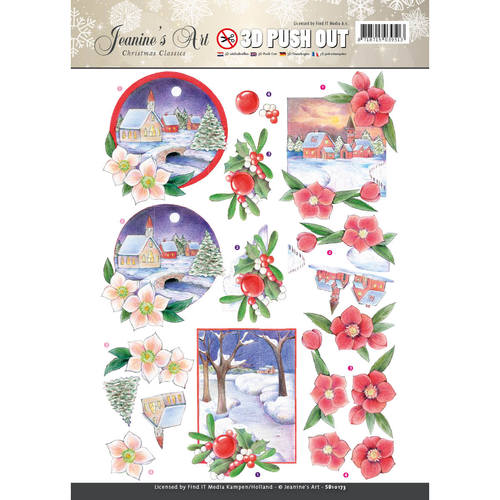 Jeanines Art Christmas Classics 3D Push Outs