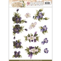 Precious Marieke The Nature of Christmas 3D Push Outs - Christmas Flowers