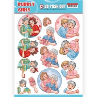 Yvonne Creations Bubbly Girls 3D Push Outs - Mothersday