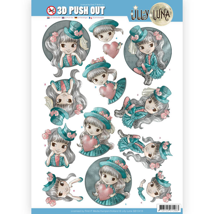 Lilly Luna 3D Push Out - Classy and Fabulous