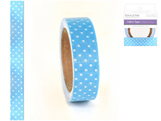 MT Craft Fabric Masking Tape - Dots Light Blue